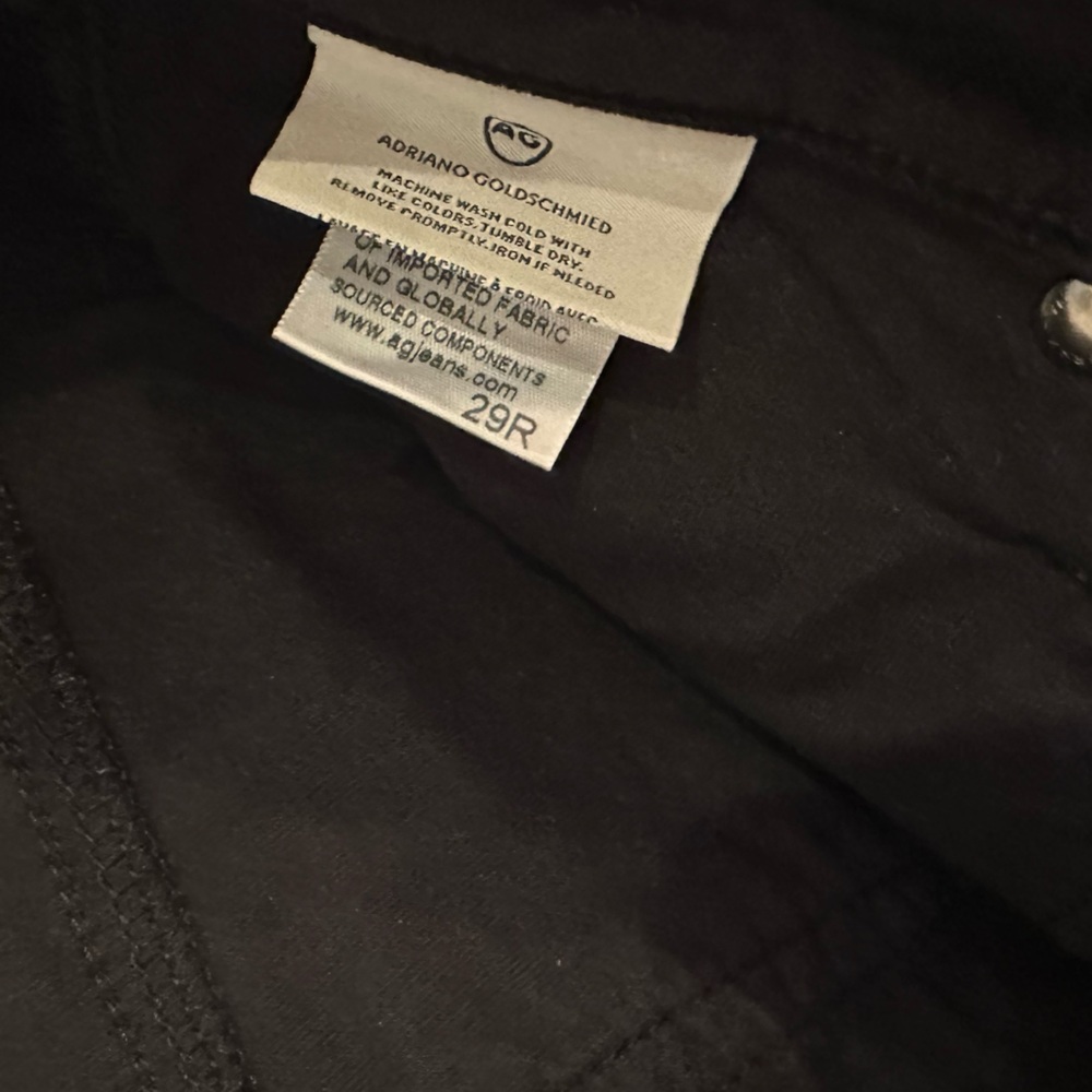 AG Jeans The Legging Super Skinny Black Velvet - Picture 5 of 8